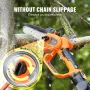 2-in-1 Cordless Pole Saw & Mini Chainsaw, 20V 2Ah Battery Pole Chainsaw, 12.7cm Cutting Capacity 243.8 cm Reach Pole Saw for Bra