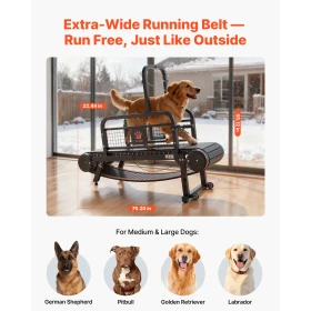 hundeløbebånd til mellemstore/store hunde, kæledyrsløbemaskine