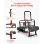 Dog Treadmill for Medium/Large Dogs, Pet Running Machine Pacer Slatmill with Stepless Adjustment, Brake & Wheels, Upgrade Plasti