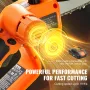 2-in-1 Cordless Pole Saw & Mini Chainsaw, 20V 2Ah Battery Pole Chainsaw, 12.7cm Cutting Capacity 243.8 cm Reach Pole Saw for Bra