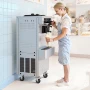 kommerciel ismaskine, 20-28L/H ydelse, 2200W 3-smags