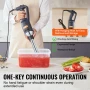 Commercial Immersion Blender, 350W Heavy Duty Hand Mixer, 12 inch Stepless Variable Speed Mixer with Stainless Steel Blade, Mult