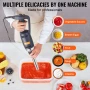 Commercial Immersion Blender, 350W Heavy Duty Hand Mixer, 12 inch Stepless Variable Speed Mixer with Stainless Steel Blade, Mult