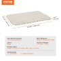 Electric Warming Tray, Food Warming Mat for Buffet, Rollable & Portable Silicone Food Warmer with 4 Adjustable Temperature Setti
