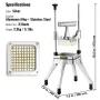Commercial Vegetable Fruit Chopper 3/8″ Blade Heavy Duty Professional Food Dicer Kattex French Fry Cutter Onion Slicer Stainless