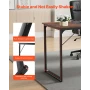 Computer Skrivebord, 160 cm Kontor Gaming Skrivebord til