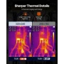 Thermal Camera, 320 x 240 TISR Super Resolution, Thermal Imaging Camera with 2MP Visual Camera, 256 x 192 IR Resolution, 25 HZ R