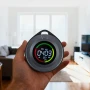 Carbon Dioxide Monitor, CO2 Controller with Temperature and Humidity Display, NDIR Sensor Carbon Dioxide Detector, for Outdoors,