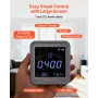 Carbon Dioxide Monitor, CO2 Controller with Temperature and Humidity Display, NDIR Sensor, Carbon Dioxide Detector for Bedside, 
