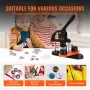 Button Maker Machine, 1.25 inch/32mm Pin Maker, Installation-Free Badge Punch Press Kit, Children DIY Gifts Button Making Suppli