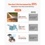 Gas Pressure Washer 2900 PSI and Max 7 L/min, Upgrade Aluminum Pump with Spray Gun and Wand, 4 Nozzle Set, Low Profile Power Was