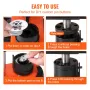Button Maker Machine, 1.25 inch/32mm Pin Maker, Installation-Free Badge Punch Press Kit, Children DIY Gifts Button Making Suppli