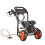 Gas Pressure Washer 2900 PSI and Max 7 L/min, Upgrade Aluminum Pump with Spray Gun and Wand, 4 Nozzle Set, Low Profile Power Was