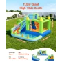 Oppustelig Bounce House, 11,3 x 12,3 x 7,0 ft Oppustelig Bounce