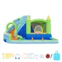 Inflatable Bounce House, 11.3 x 12.3 x 7.0 ft Inflatable Bounce House Water Slide, Bouncer Castle with Castle Bounces, Basketbal