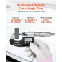 mikrometersæt, digitalt udvendigt mikrometer 0-25,4 mm