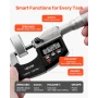 Micrometer Set, Digital Outside Micrometer 0-25.4 mm Measuring Range, 0.001 mm Resolution, Ultra-Precision Accuracy, LCD Screen,