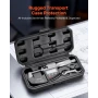 Micrometer Set, Digital Outside Micrometer 0-25.4 mm Measuring Range, 0.001 mm Resolution, Ultra-Precision Accuracy, LCD Screen,
