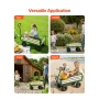pull-along vogn til børn, 101 cm småbørnsvogne med foldbart