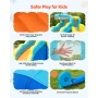 Inflatable Bounce House, 11.6 x 13.1 x 7.7 ft Inflatable Bounce House Water Slide, Bouncer Castle with Bounces Zone, Climbing Wa