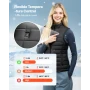 Heated Vest, Dame Elektrisk Varme Vest med 16000 mAh