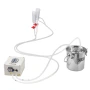 Goat Milking Machine, 0.8 Gal / 3 L Food-Grade Stainless Steel Bucket, with 5200 mAh Rechargeable Battery, 2 Teat Cups, Cordless