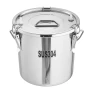 gedemalkemaskine, 0,8 Gal / 3 L spand af rustfrit stål i