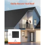 Roll Roofing, 15 x 15 ft, 45 mil EPDM-gummitagbelægning, lang