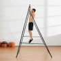 Yoga Stand Frame, Max 200 kg Load Swing Stand, Triangular Structure Aerial Rig, Aerial Silk Stands with EVA Foam & 6m Yoga Hammo