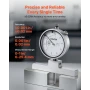 Depth Gauge, Depth Micrometer 0-22 in Measuring Range, 0.001 in Resolution, with 4 Anvils & 6 Standard Rods, Precision Easy to R