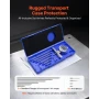 Depth Gauge, Depth Micrometer Digital Electronic Indicator 0-558.8 mm Measuring Range, 0.01 mm Resolution, Precision Unit Conver