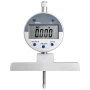 Depth Gauge, Depth Micrometer Digital Electronic Indicator 0-558.8 mm Measuring Range, 0.01 mm Resolution, Precision Unit Conver
