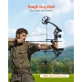 Compound Bow Archery, Adjustable 19-30 in Draw Length Compound Bow Package for Beginner, 19-70 Lbs Draw Weight Archery Bows and 