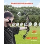 Compound Bow Archery, Adjustable 19-30 in Draw Length Compound Bow Package for Beginner, 19-70 Lbs Draw Weight Archery Bows and 