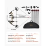 Compound Bow Archery, Adjustable 19-30 in Draw Length Compound Bow Package for Beginner, 19-70 Lbs Draw Weight Archery Bows and 