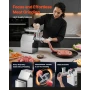 kommerciel elektrisk kødhakker, 3,2 kg/min Kapacitet, 12