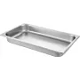 6 Pack Steam Table Pans 20.9 x 12.8 x 2.6 Inch Deep Steam Table Pan Full Size 8.5L Deep Food Container Stainless Steel Oven Tray