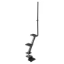Boat Trailer Steps, 3-Step, Heavy-Duty Boat Trailer Steps with Handle, Non-Slip Surface, 3 Mounting Angle Options, Steel Ladder 