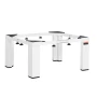 Laundry Pedestal, 305 mm Height, Washer and Dryer Pedestals with 544 kg Weight Load Capacity, 475-785 mm Adjustable, Non-Slip Fe