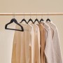 Velvet Hangers 50 Pack Black Non-Slip Hangers with 360 Degree Swivel Hook