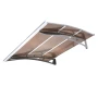 Awnings for Door Entrance, 37 x 47 in, Exterior Front Door Window Awnings with Drainage & ABS Bracket, Rain Snow Sun Protection,