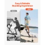 Boat Trailer Steps, 2-Step, Heavy-Duty Boat Trailer Steps with Handle, Non-Slip Surface, 3 Mounting Angle Options, Steel Ladder 