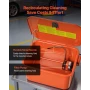 Parts Washer, 19L Cleaning Tank, 13L Solvent Capacity, 1.5L per Minute Max Pump Output, Portable Steel Automotive Parts Cleaner 