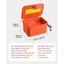 Parts Washer, 19L Cleaning Tank, 13L Solvent Capacity, 1.5L per Minute Max Pump Output, Portable Steel Automotive Parts Cleaner 
