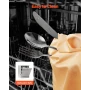 30-Piece Black Silverware Set