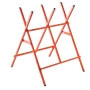 Saw Horses, 2 Pack Folding Work Horses, 117.9 kg Load Capacity Sawhorse with Heavy Duty Legs, Adjustable Height Saw Horse with N