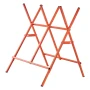 Saw Horses, 2 Pack Folding Work Horses, 117.9 kg Load Capacity Sawhorse with Heavy Duty Legs, Adjustable Height Saw Horse with N