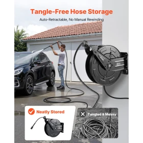 Pressure Washer Hose Reel, 15.2 m