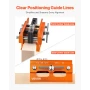 Doweling Jig Kit, Self Centering Dowel Drill Jig for Straight Holes, Aluminum Alloy Woodworking Tools with 6 Drill Guide Bushing