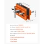 Doweling Jig Kit, Self Centering Dowel Drill Jig for Straight Holes, Aluminum Alloy Woodworking Tools with 6 Drill Guide Bushing